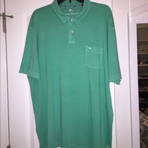 TommyBahama Reef Polo Shirt in JadeIsle(BlueGreen)